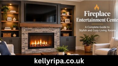 fireplace entertainment center