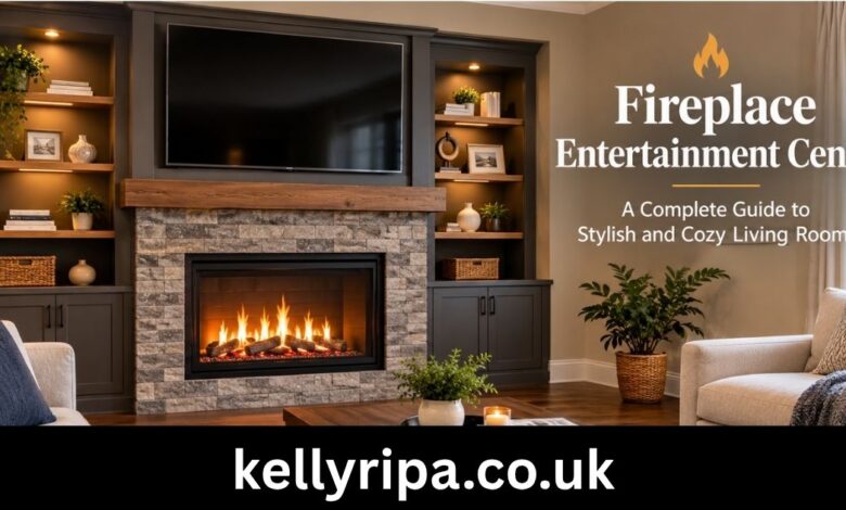 fireplace entertainment center