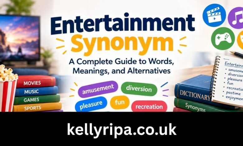 entertainment synonym