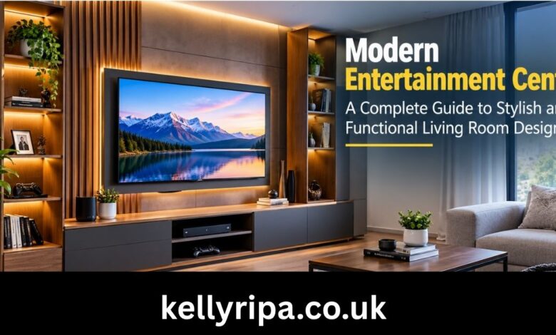 modern entertainment center